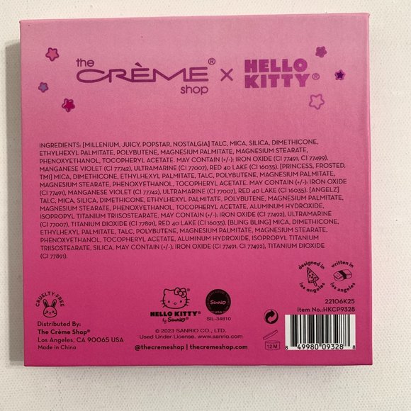 The Creme Shop Limited Edition NEW! Hello Kitty Angel Baby Eyeshadow Palette - Picture 8 of 16